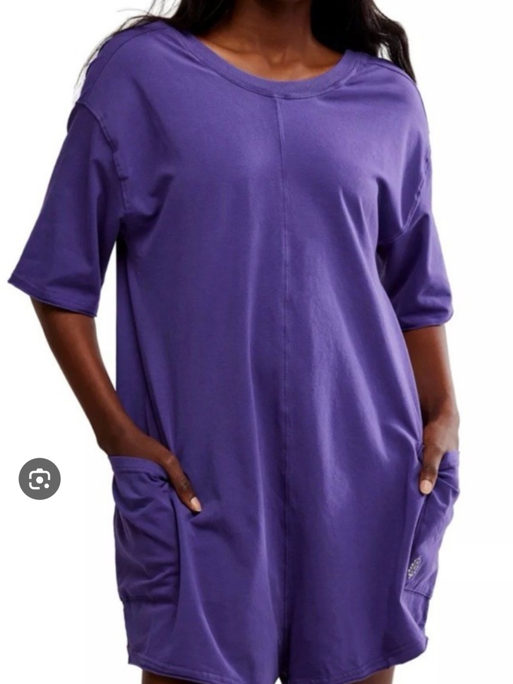FP Movement by Free People Dark Amethyst Short Sleeve Tee